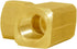 Joywayus Brass Pipe Fitting Barstock Tee, 3 Way 1/4" NPT Female Hose Fitting, Pack of 2