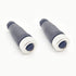 2Pcs M12 5 Pin Female Circular Connector, B Code Industrial Circular Connector IP67 Waterproof Field Assembly Wireable Sensor Straight Type Unshiled Adapter for PG7 Cable 125V 4A AC/DC