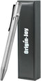 Titanium Alloy Bolt Action Pen, Slim Lightweight EDC Pocket Tactical Pen with 5 Ballpoint Refills, Metallic