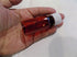 Lot of 50 Hard Side Graduated Oval 1 Ounce Plastic Amber Travel RX Medicine Bottles with Caps