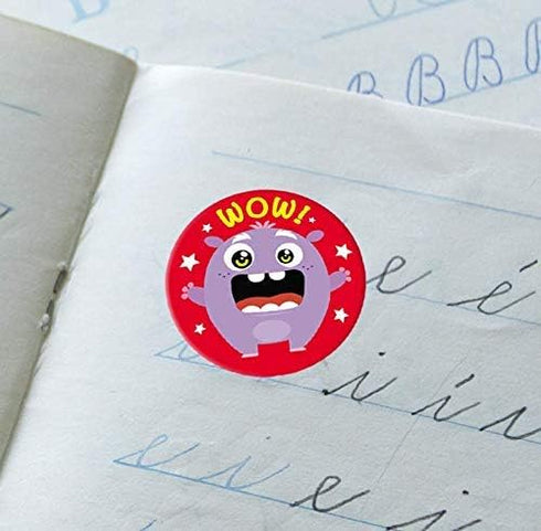Sweetzer & Orange Teacher Reward Stickers, 1008 in 9 Designs, 1-Inch Motivational Stickers for Kids and Classroom