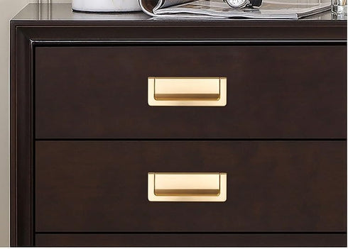 SANCHAKOU 4-Pack 64Mm Cabinet Drawer Knob Bedside Table Concealed Buckle Flat Handle Sliding Door Drawer Tatami