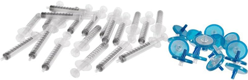 Syringe & Filter Refill Set for tCheck Portable Potency Tester - 30x .22um Filters, 30x 1mL Syringes