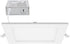 6 2700K-6500K, 900 12 Dimmable Maxxima Luvoni in. Smart WiFi Slim Square LED Downlight - CCT Lumens, Watt Flat Panel