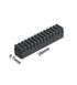 TOPNI 6-Pack A1 Nozzle A1) BambuLab mini Cleaning Tool - Textured Silicone Block Design for Hotend Maintenance