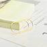 Gold Jumbo Paper Clips, 20pcs Oversized, 50mm/2 inch, Non Skid Smooth Finish Steel Wire Office Supply