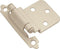 Hickory Almond Powder P143-A3 3/8" Inset Self-Closing Cabinet Hinges, 1 Pair