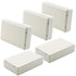 Zulkit 5Pcs Project Boxes ABS Plastic Electrical Project Power Case Small Junction Box White