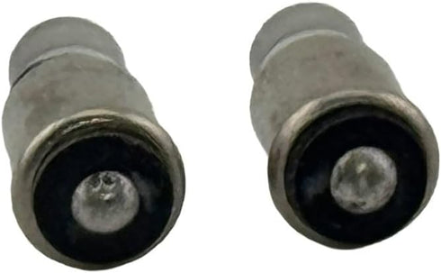Rebaydo 2pcs T1 3/4 Bulb 6 32 6000K;) Midget Flanged Base Flat Top LED to Volts DC (Color:White