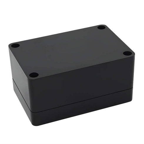 LeMotech Junction Box, IP65 Waterproof Project Box, Black Dustproof ABS Plastic Electrical Enclosure, 3.93x2.68x1.97