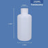250ml/2 Pcs HDPE Narrow Mouth Round Container, Leak Proof Plastic Lab Chemical Reagent Bottles, Water Sample Bottles (Translucence, 8.45 oz) by ASEVAT