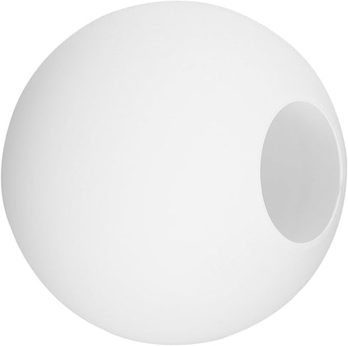 Toddmomy Frosted Glass Globe Lamp Shade 80mm round Sphere with 30mm Opening