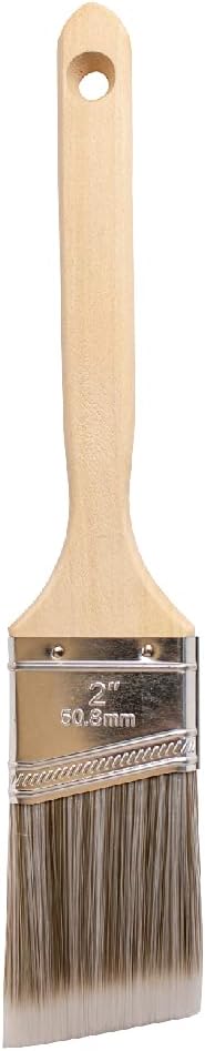 Vermeer Paint Brushes 4-Pack - 2" Angle Sash Brushes for All Latex and Oil Paints & Stains