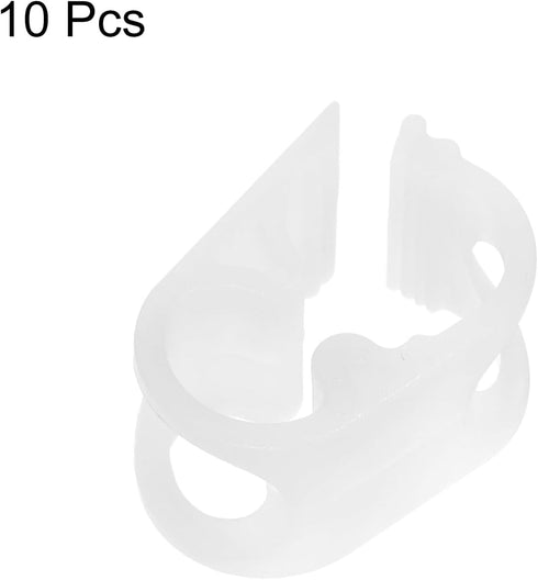 uxcell 10 Pcs Plastic Tubing Clamps, 1/8"-1/4" Tube OD Adjustable Tube Clamp for Laboratory Pinch Valve Flow Control