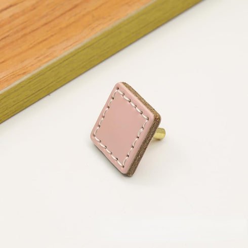 Generic Hand sewn Leather Buckle Handle Kitchen Handles Door Pulls Cabinet Knobs Door