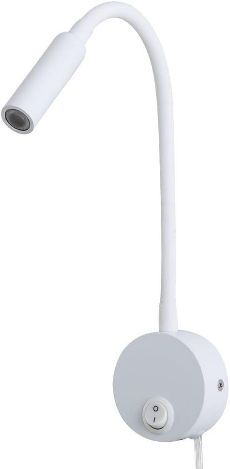 Wall Sconces Light Reading Lamp 3W Warm White 3000K Cord for Reading