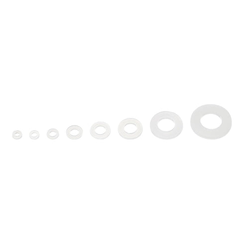 uxcell 520pcs Rubber Flat Washer Gasket Assortment, M2.5-M8, 8 Sizes for Faucet or Plumbing