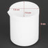 Beaker, PTFE Teflon Beaker Acid and Alkali Resistant PTFE Beakers High Lubrication White Measuring Cup for Lab(250ml)