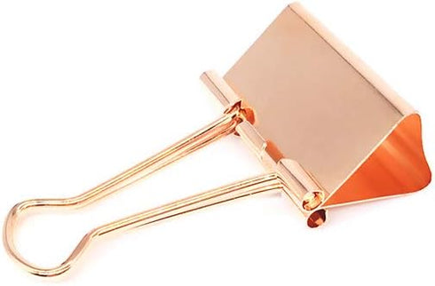 Binder Clip Paper Clamps - Assorted Sizes (Mini, Small, Medium, Large), 100 Pcs Clips for Office School