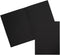 JAM PAPER Two Pocket Textured Linen Presentation Folders, Letter Size Business Folder, Black, Bulk 25/Pack