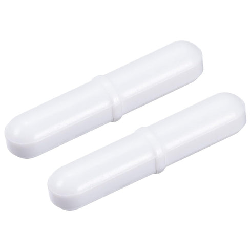 MECCANIXITY 2Pcs Magnetic Stirrer Mixer Stir Bar Rod, 50mm x 10mm with Ring Shape Coating Magnet