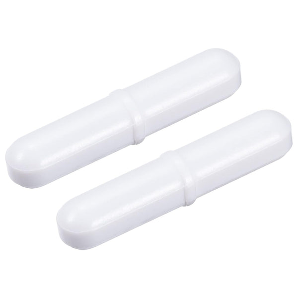 MECCANIXITY 2Pcs Magnetic Stirrer Mixer Stir Bar Rod, 50mm x 10mm with Ring Shape Coating Magnet