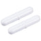 MECCANIXITY 2Pcs Magnetic Stirrer Mixer Stir Bar Rod, 50mm x 10mm with Ring Shape Coating Magnet
