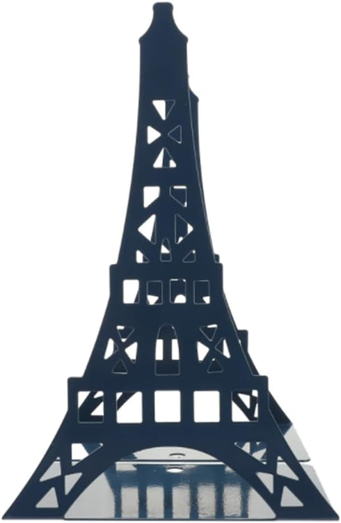 School Supplies Schoolsupplies Tinplate Eiffel Tower Creative Bookshelf Metal Book Holder Stand Decorative Bookend