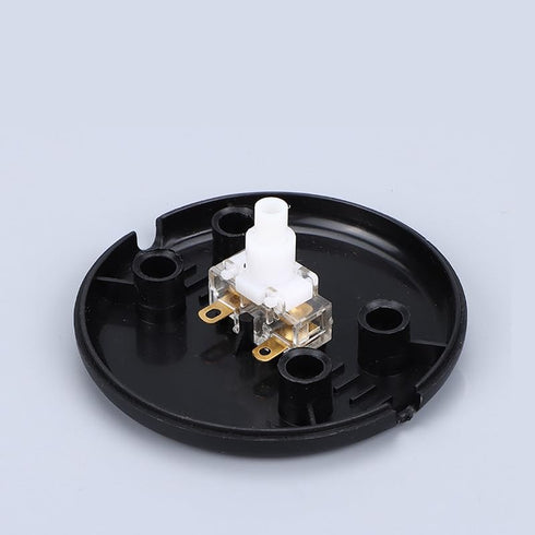 RecDec 2 Pack Dimmable Floor Lamp Foot Switch Replacement Black and White Foot Pedal Switch ON Off Push Button