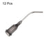 12 Pcs Blunt Tip Dispensing Needles, 16 Gauge 45 Degrees Bent Tips, 1" Luer Elbow Blunt Needle for Oil or Glue