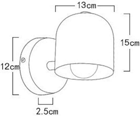 Mengjay Wall Sconces, Modern Sconces Light Fixtures Metal Shade,Wall Light Fixtures Indoor Decor Lamp