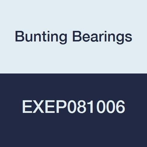 Bunting Bearings EXEP081006 Extra Lubricant with PTFE, Sleeve (Plain) Bearing, Powdered Metal, SAE 841,
