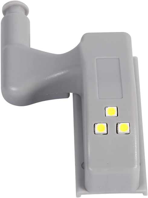 10Pcs Closet 12V 23A Cabinet Hinge LED Lights, Warm Cool White Cabinet Cupboard Wardrobe LED Hinge Light Home Kitchen