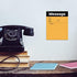 Phone Message Pad, 3.5 x 4.7 Inch Telephone Message Sticky Notes, Self Adhesive Message Book for Home Office School