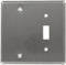 Leviton 84006-40 SS WP STD SIZE 2G 1TGL/1BLANK