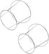 Cabilock 2pcs Stainless Steel Seafood Display Rack Buffet Serving Tray Stand for