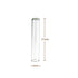 250ul Vial Inserts, 5x31mm Glass, Flat Base, 100 pcs/pk