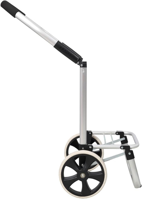 Homonova 40L 2-in-1 Shopping Trolley with Wheels, Large Capacity Rolling Shopping Bag with Detachable Frame