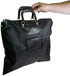BankSupplies HIPAA Locking Courier Bags with Handles & Card Holder, Black, 19W x 15H, Durable Laminated Nylon Fabric
