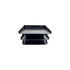 Huron Horizontal 3-Slot File Organizer, Black Steel Commercial Grade for Office