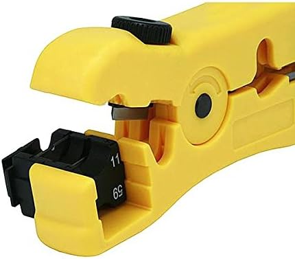 Universal Cable Stripper Cutter for Flat or Round UTP Cat5 Cat6 Wire Coaxial Stripping Tool