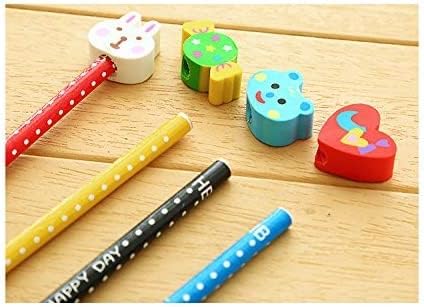 Yansanido 120 Pack Colorful Cartoon Eraser Pencils, 7.28 Inch Length, Cute School Supplies for Kids