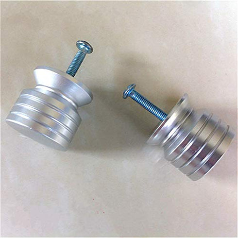 Generic 25mm Modern Simple Matte Silver Drawer Shoe Cabinet Bedside Table Dresser Cupboard Knob Pull Handle