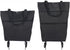 HOBBYIN Shopping Bag with Wheels, Grocery Cart with Hand Straps, Hand Pulling Utility Trolley Bags, Water-repellent