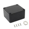 LeMotech IP65 Waterproof Electrical Box, ABS Plastic Project Case for Electronics, Universal Enclosure, Black (Pack of