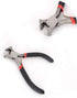 FLZOSPER Mini End Cutting Pliers 4.5-inch CR-V Multifunction Precision Wire Flush Cutting Pliers Stripper Hand Jewellery Making Tool Beading Side Cutter Clippers