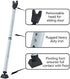 2-in-1 Jammer Door Security Bar & Sliding Patio Door Stopper Security Bar Child Proof Adjustable Constructed of High