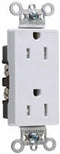 Legrand Pass & Seymour TR26262W 15 Amp Tamper-Resistant Heavy-Duty Duplex Receptacle Outlet, White (1 Count)