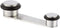 Evi Fittings I-164-ad Door Stop with Retainer - Rotary Wedge Stooper, Stainless Steel, Adhesive or Screw Fix
