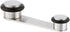 Evi Fittings I-164-ad Door Stop with Retainer - Rotary Wedge Stooper, Stainless Steel, Adhesive or Screw Fix